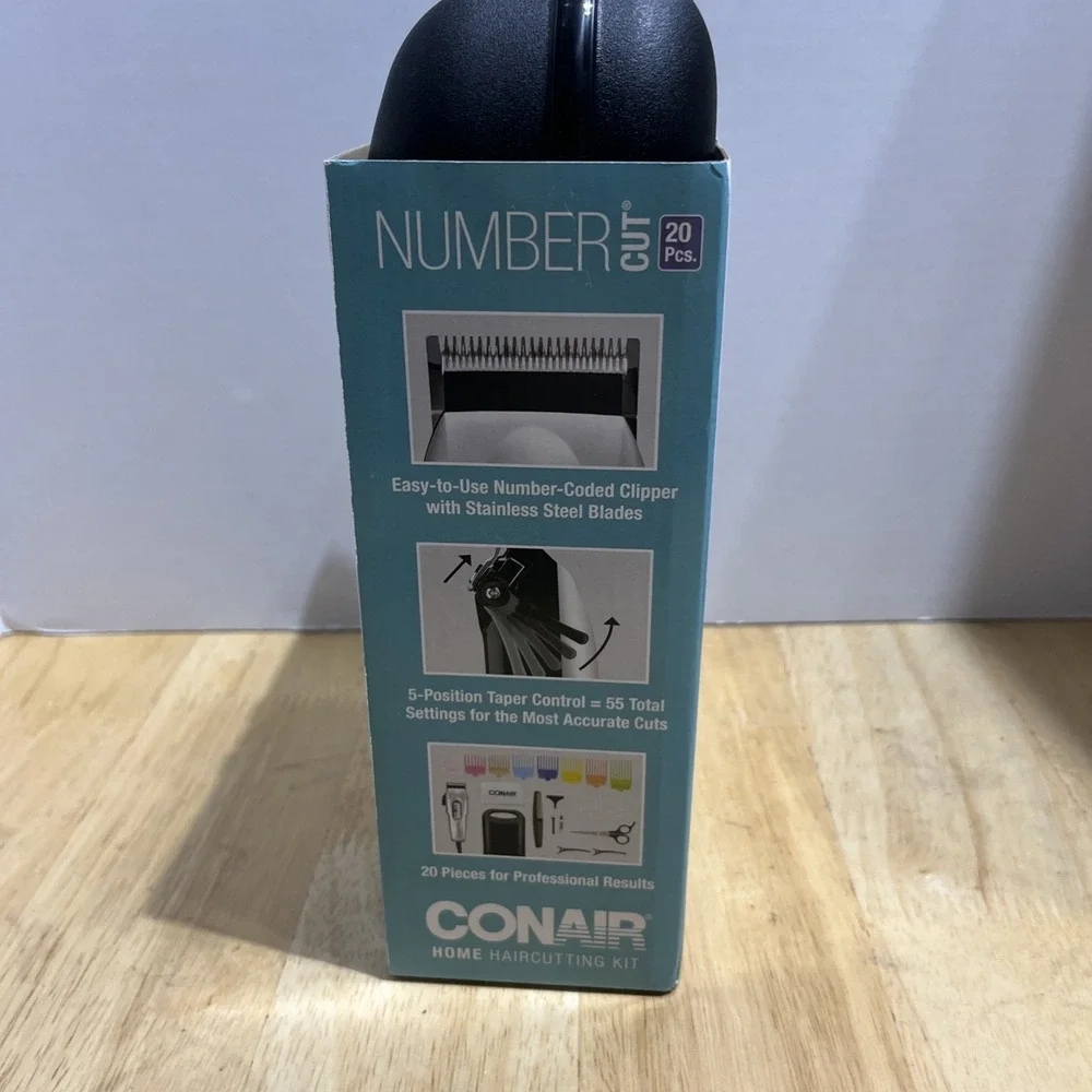 Conair Mens Clipper Hair Cutting Kit Number 20-Pc Corded Clippers ‎ HC408R
